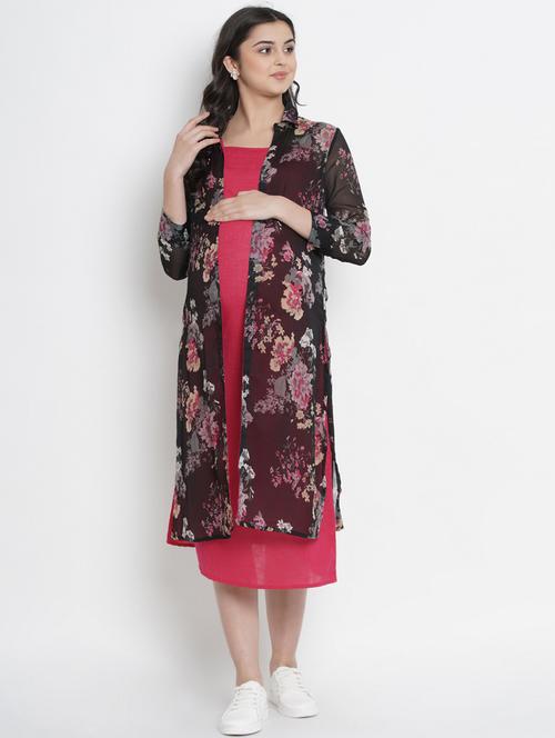 floral print maternity shrug - 19409269 - Very Small Image - 1