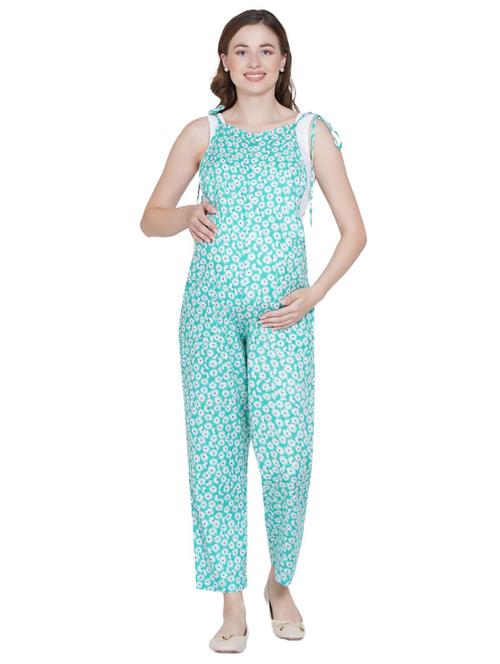 floral print maternity jumpsuit - 19409349 - Very Small Image - 1