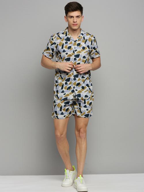men printed loungewear - 19409412 - Very Small Image - 1