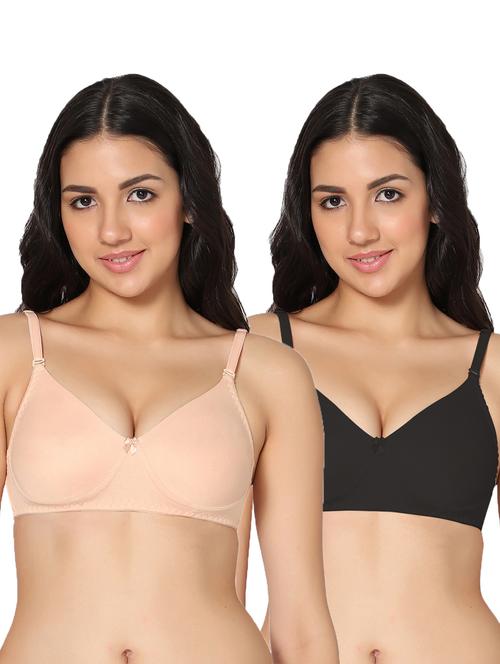 pack of 2 cotton t-shirt bra - 19409748 - Very Small Image - 1