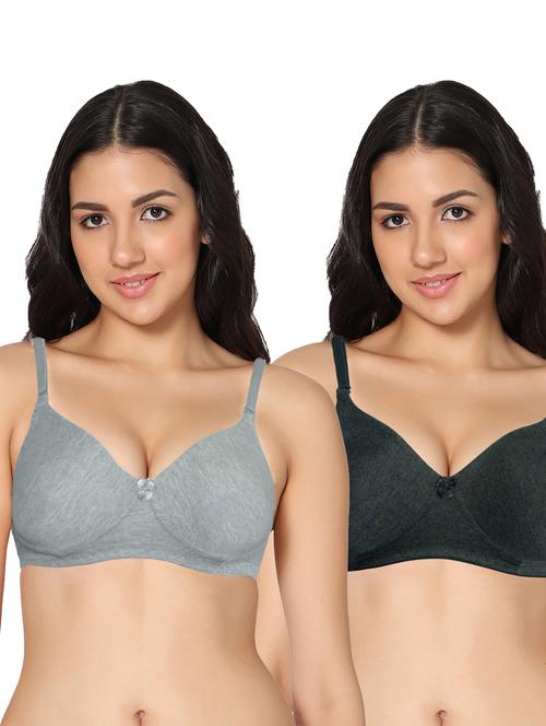 pack of 2 cotton t-shirt bra - 19409749 - Very Small Image - 1