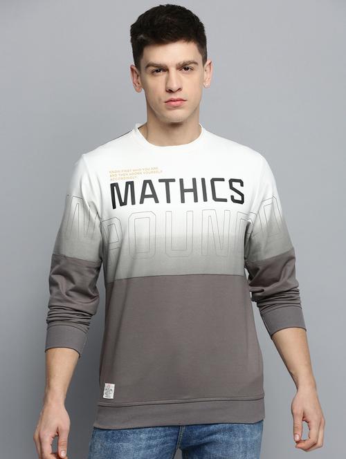 mens color block sweatshirt - 19409790 - Very Small Image - 1