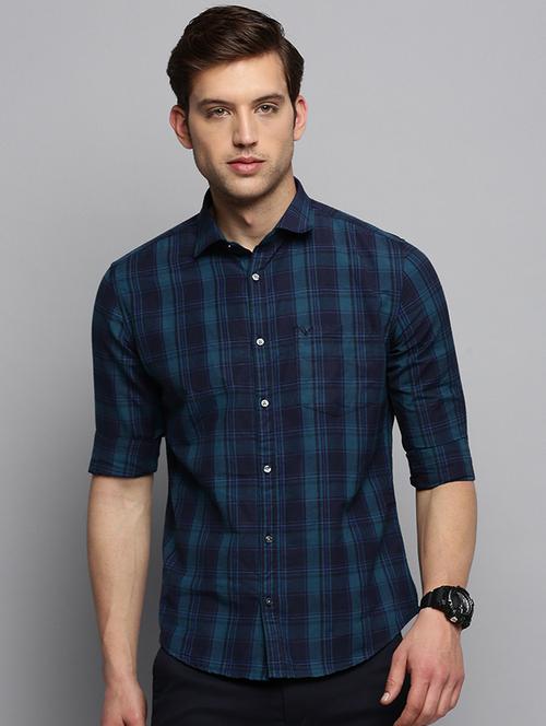 mens checks casual shirt - 19409879 - Very Small Image - 1