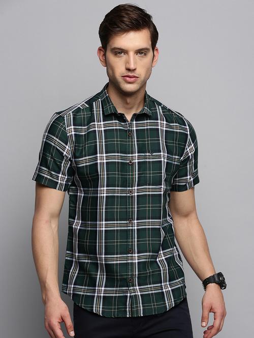 mens checks casual shirt - 19409918 - Very Small Image - 1