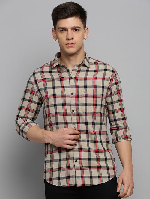 mens checks casual shirt - 19409995 - Very Small Image - 1