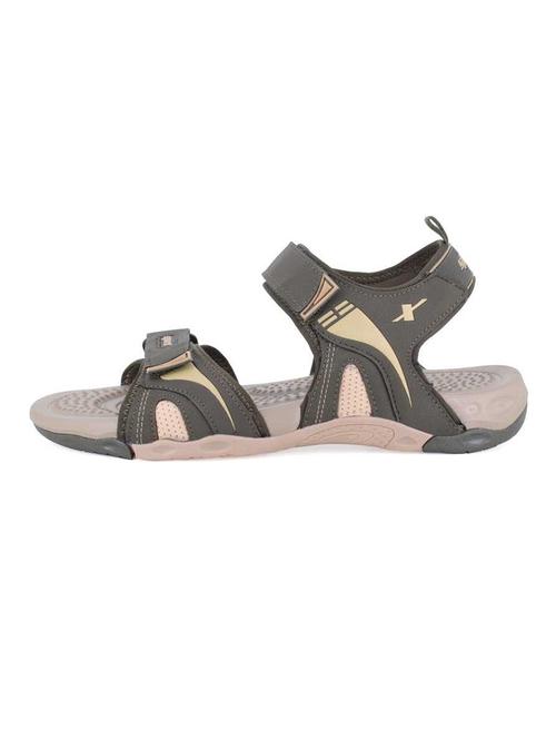 green synthetic & mesh back strap floaters - 19410289 - Very Small Image - 1