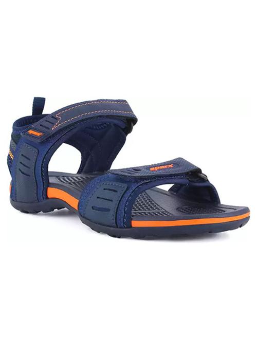 navy synthetic & mesh back strap floaters - 19410312 - Very Small Image - 1