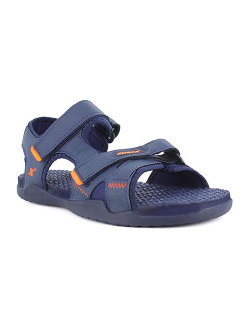 navy synthetic & mesh back strap floaters - 19410315 - Very Small Image - 1