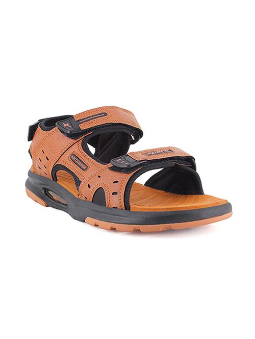 tan synthetic & mesh back strap floaters - 19410329 - Very Small Image - 1