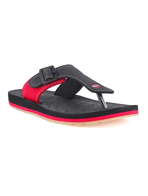 black synthetic slip on flip flops - 19410343 - Very Small Image - 1