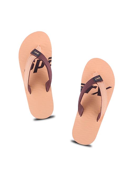 brown fabric slip on flip flops - 19410352 - Very Small Image - 1