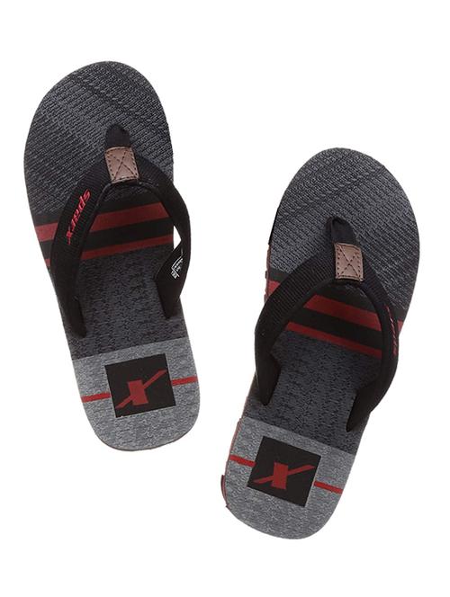 black fabric slip on flip flops - 19410353 - Very Small Image - 1
