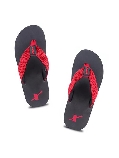 black synthetic & mesh slip on flip flops - 19410358 - Very Small Image - 1