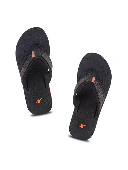 black synthetic & mesh slip on flip flops - 19410379 - Very Small Image - 1