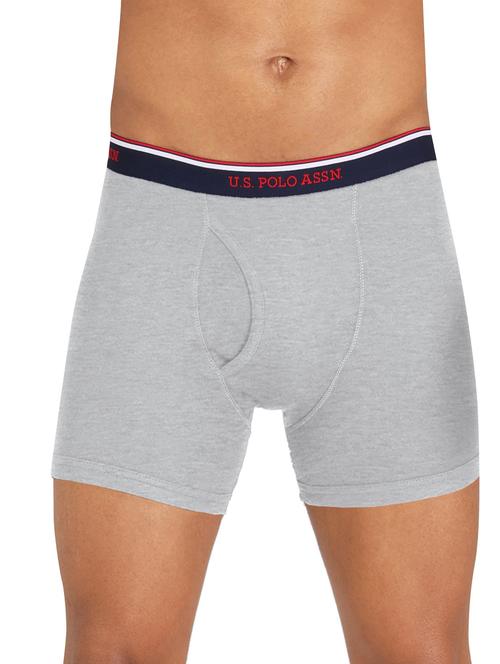 light grey cotton trunk - 19411141 - Very Small Image - 1