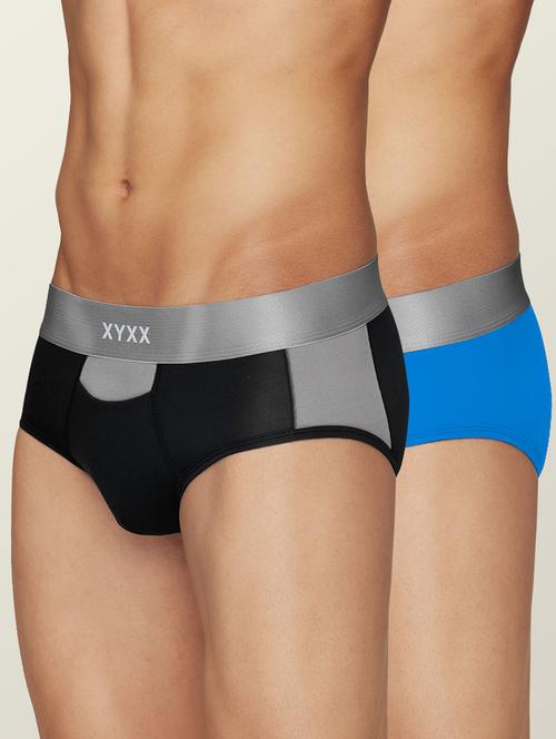 pack of 2 color block briefs - 19411457 - Very Small Image - 1