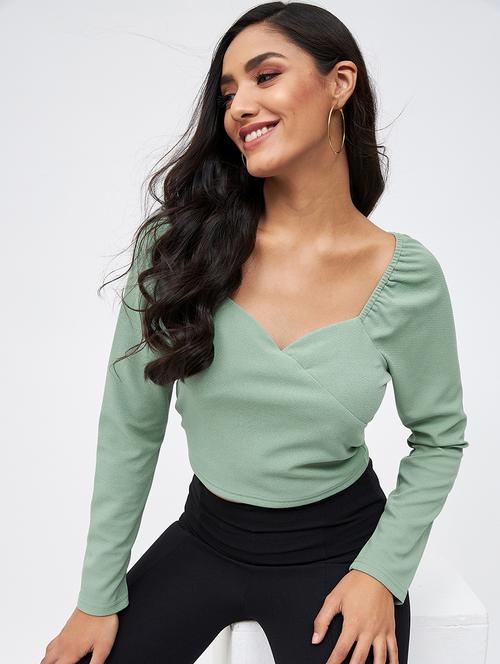 solids spandex regular top - 19411713 - Very Small Image - 1