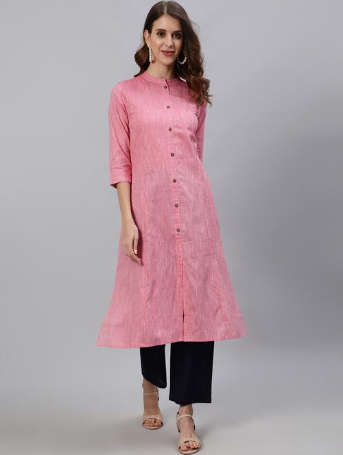 women solid kurta with trouser set - 19412367 - Very Small Image - 1