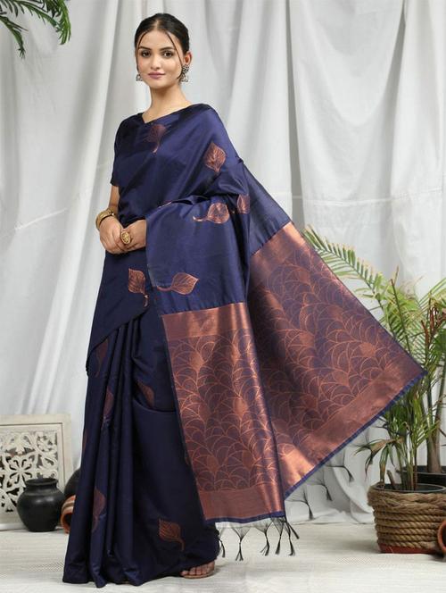 self design woven saree - 19413180 - Very Small Image - 1