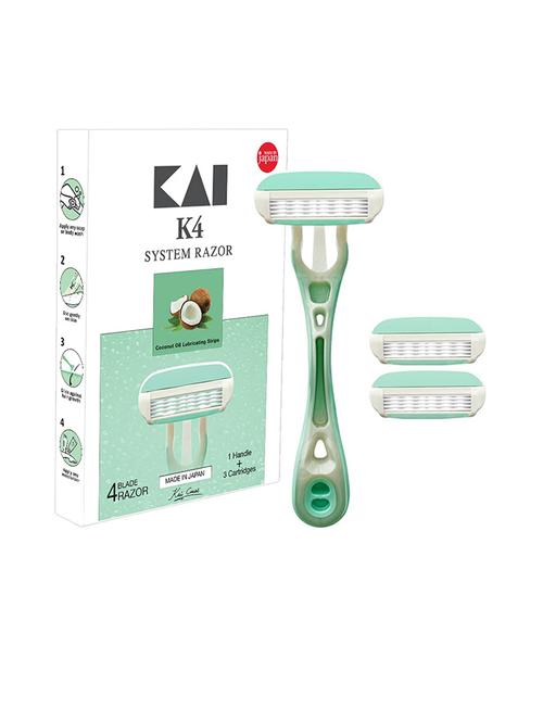 kai k4 system razor 4 blade body razor - 19415275 - Very Small Image - 1