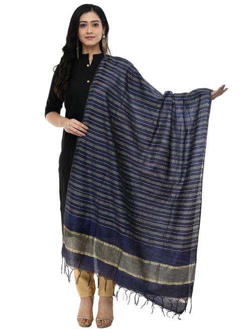 blue cotton dupatta - 19416841 - Very Small Image - 1