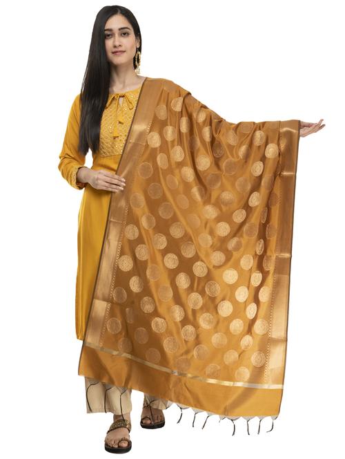 self design woven dupatta - 19416851 - Very Small Image - 1
