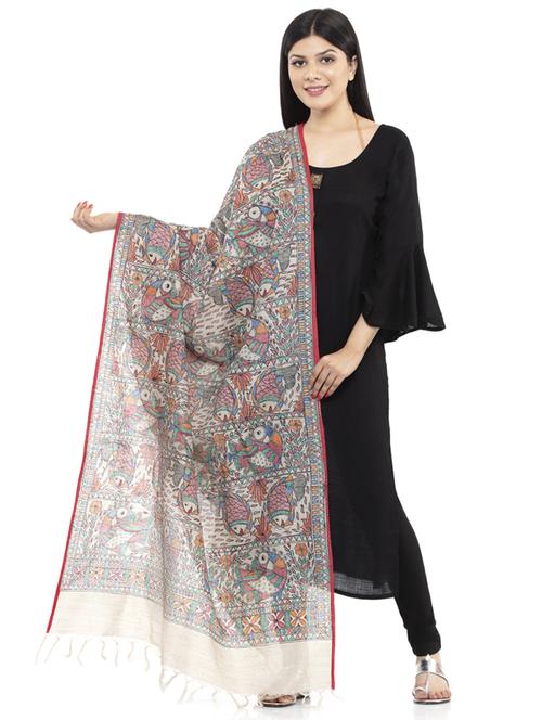 printed dupatta - 19416976 - Very Small Image - 1