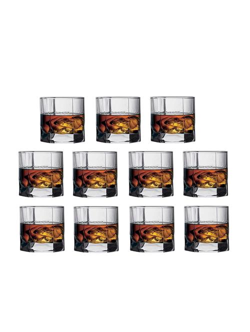 multipurpose drinking wisky glass-w1, pack of 11, 150 ml, transparent - 19417521 - Very Small Image - 1
