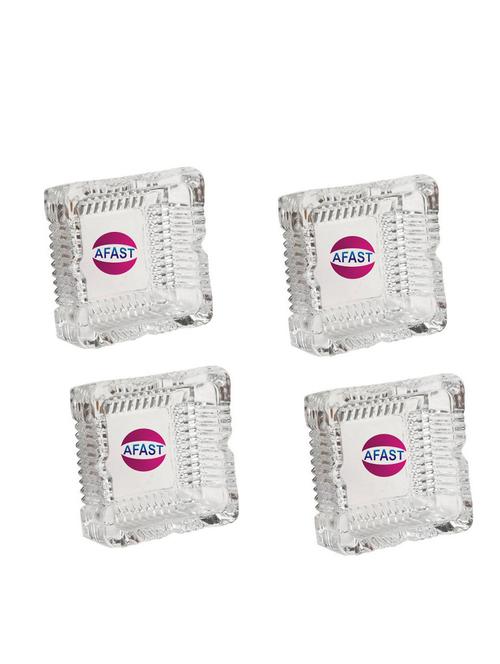 stylish transparent glass ash tray for home, bar, mini bar -a15 - 19417604 - Very Small Image - 1