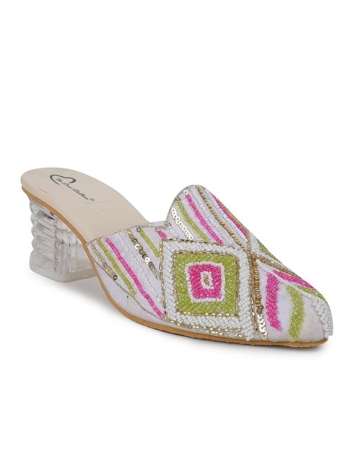 women embellished mules sandal - 19418258 - Very Small Image - 1