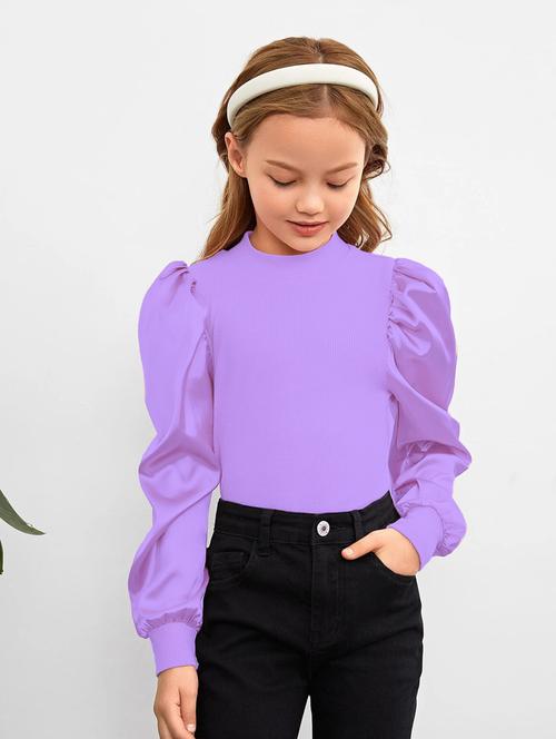 girls mock neck top - 19419552 - Very Small Image - 1