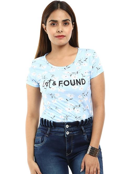 women's all over print round neck t-shirt - 19420311 - Very Small Image - 1