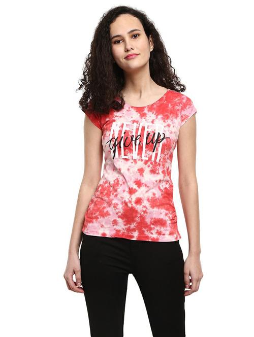 round neck printed regular tee - 19420388 - Very Small Image - 1