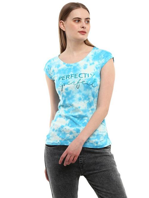 women's all over print round neck t-shirt - 19420399 - Very Small Image - 1