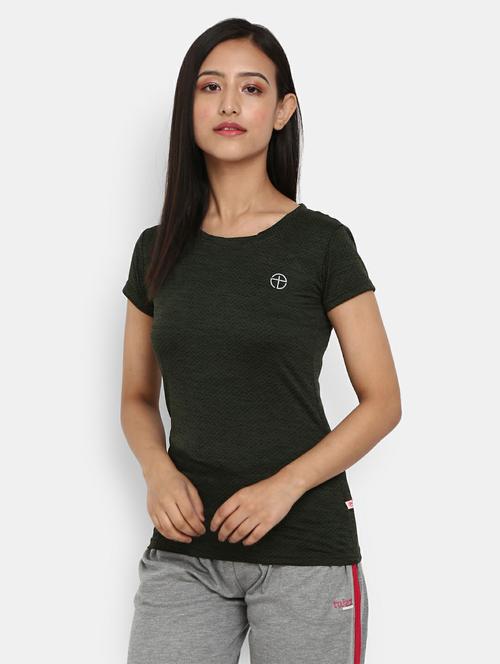 women's all over print round neck t-shirt - 19420599 - Very Small Image - 1