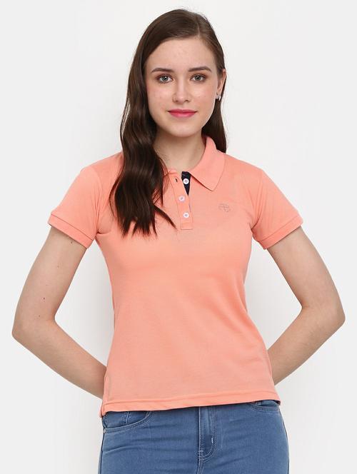 women's plain polo neck t-shirt - 19420708 - Very Small Image - 1