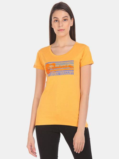 round neck printed tee - 19420735 - Very Small Image - 1