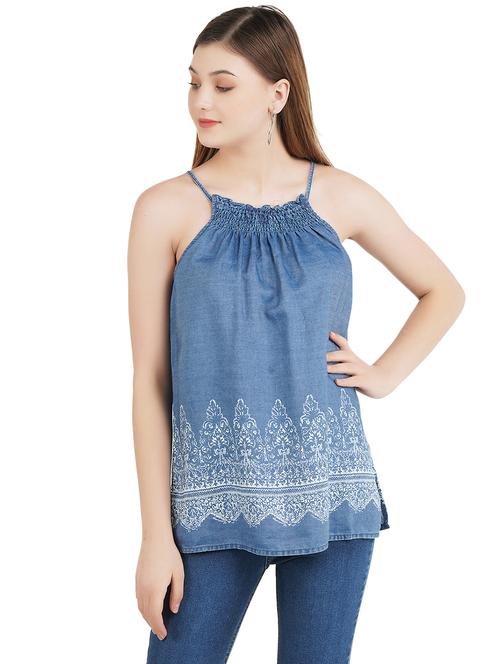 printed rayon regular top - 19421439 - Very Small Image - 1