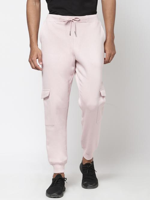 pink cotton joggers - 19421624 - Very Small Image - 1