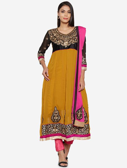 multi colored self design unstitched suit set - 19422132 - Very Small Image - 1