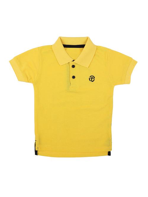 yellow solid regular tee - 19422711 - Very Small Image - 1