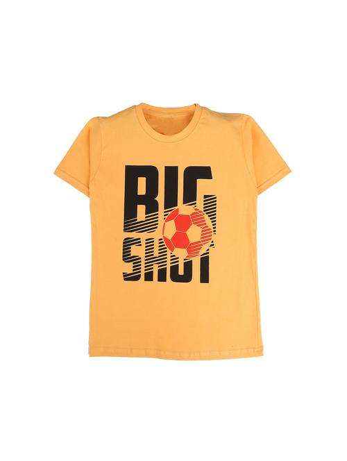 yellow printed regular tee - 19422722 - Very Small Image - 1