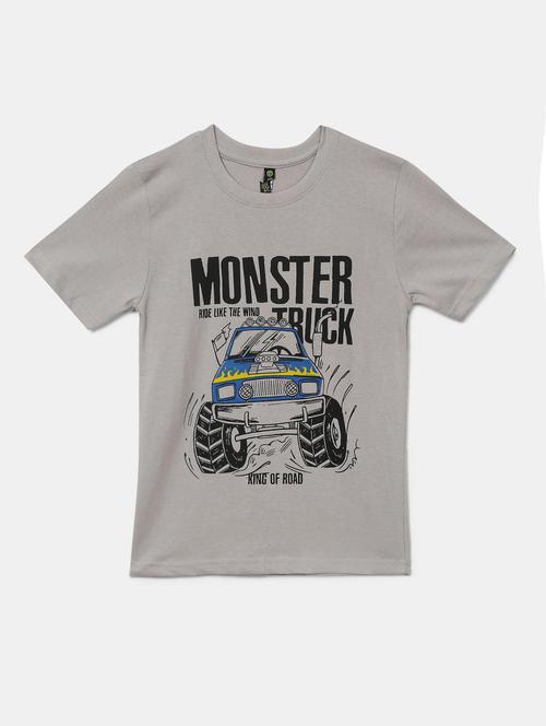 kids printed round neck t-shirt - 19423041 - Very Small Image - 1