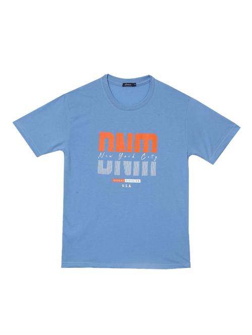 kids typographic printed round neck t-shirt - 19423057 - Very Small Image - 1