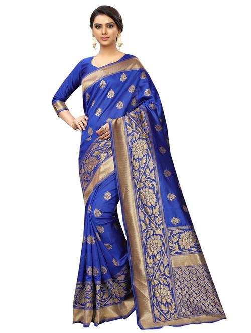 self design banarasi saree - 19427728 - Very Small Image - 1