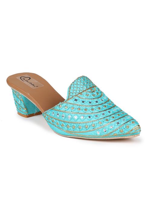 embellished mules sandal - 19430294 - Very Small Image - 1