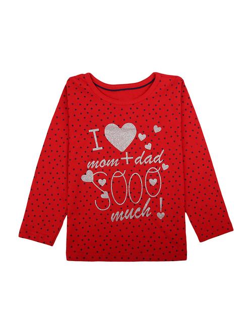 red printed regular tee - 19430524 - Very Small Image - 1