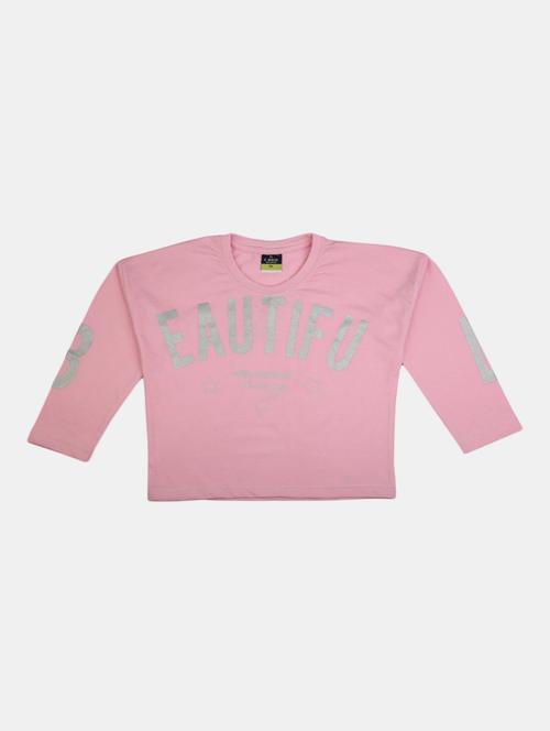 girls round neck printed regular tee - 19430763 - Very Small Image - 1