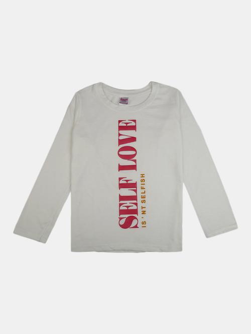 girls round neck printed regular tee - 19430787 - Very Small Image - 1