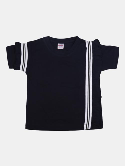 girls round neck printed regular tee - 19430857 - Very Small Image - 1